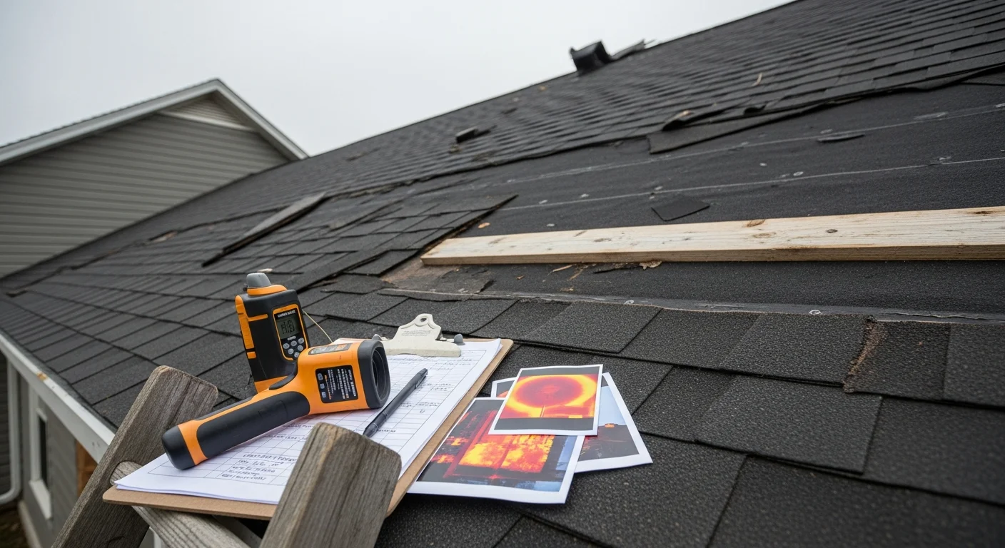 A restored single-family home in Hernando, MS with new roofing and repaired siding after storm damage. Storm debris has been cleared and the exterior shows completed wind and hail damage restoration work.
